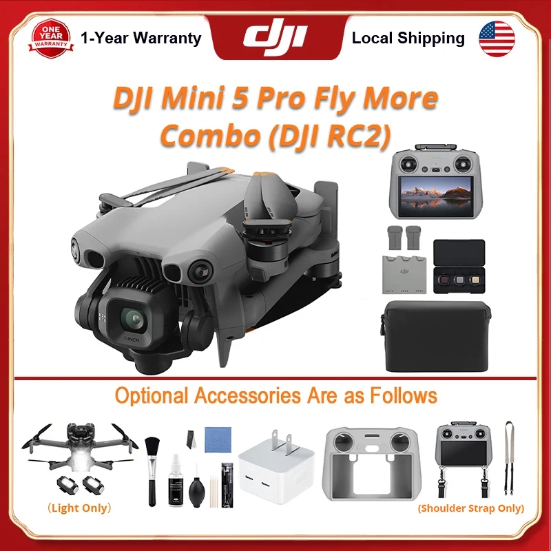 Drone Video Production - DJI Mini 5 Pro Fly Combo